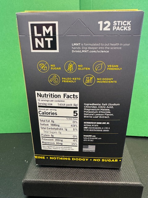 LMNT Lemonade 12 pack