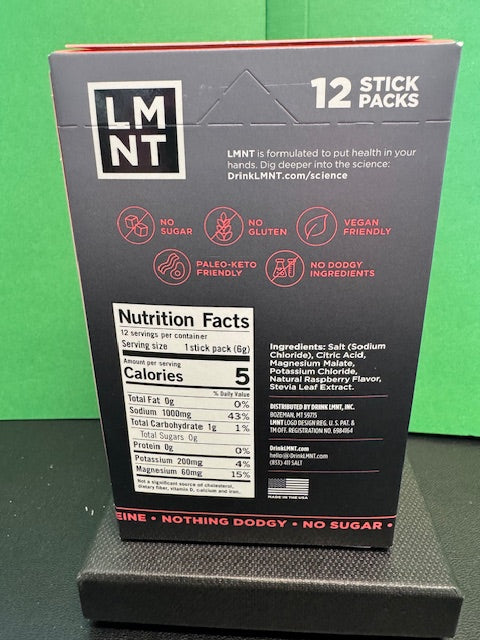 LMNT Raspberry 12 pack